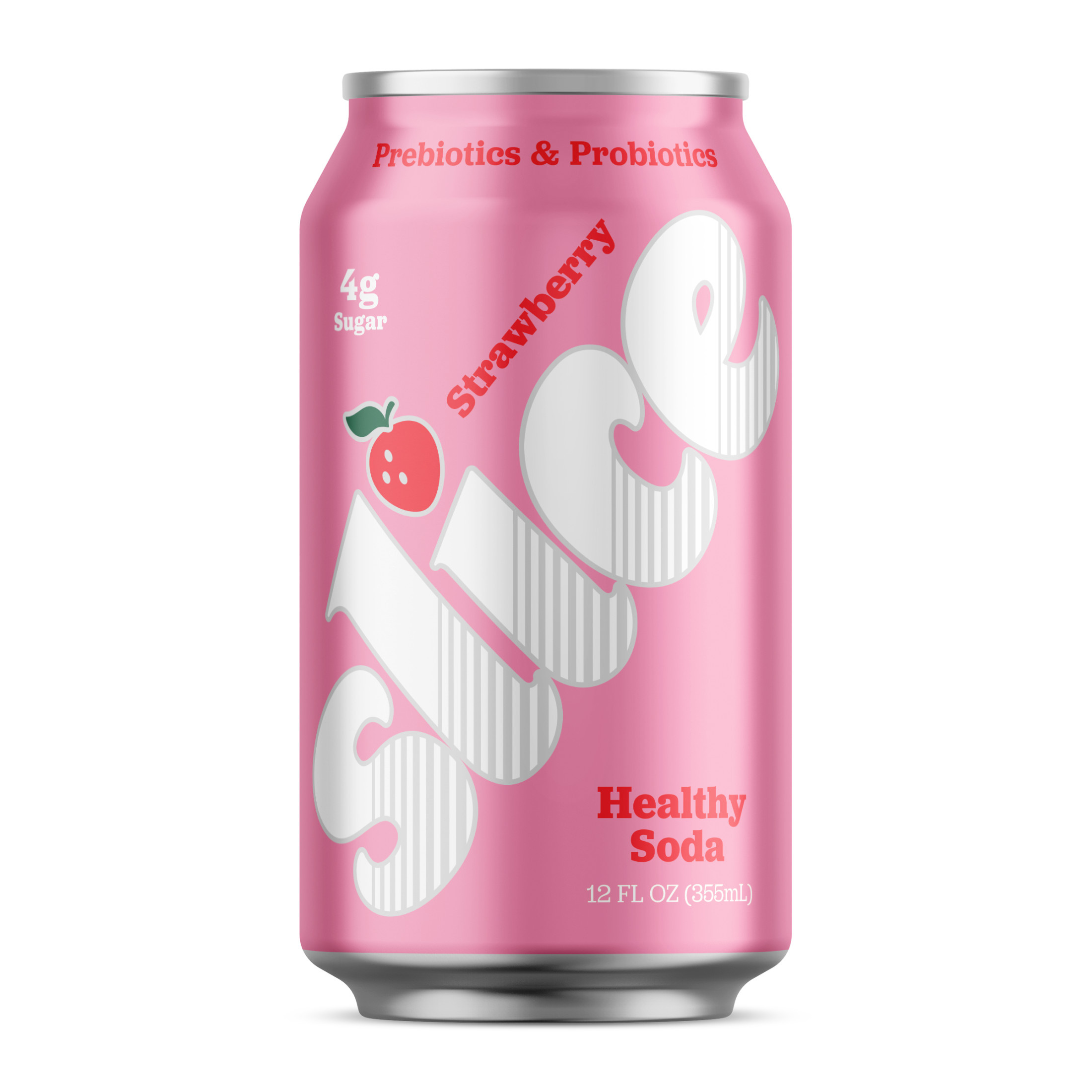 Slice Strawberry Healthy Soda, 12 fl oz Can | Giant Eagle