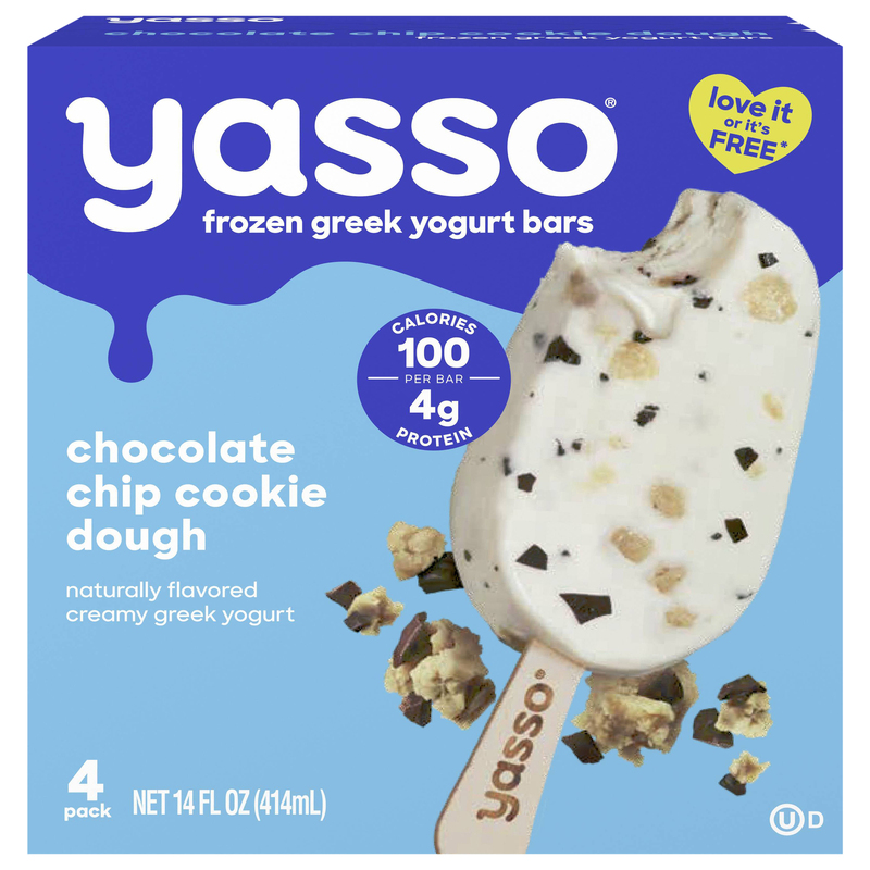 Yasso Greek Chocolate Chip Cookie Dough Yogurt Bars | Giant Eagle