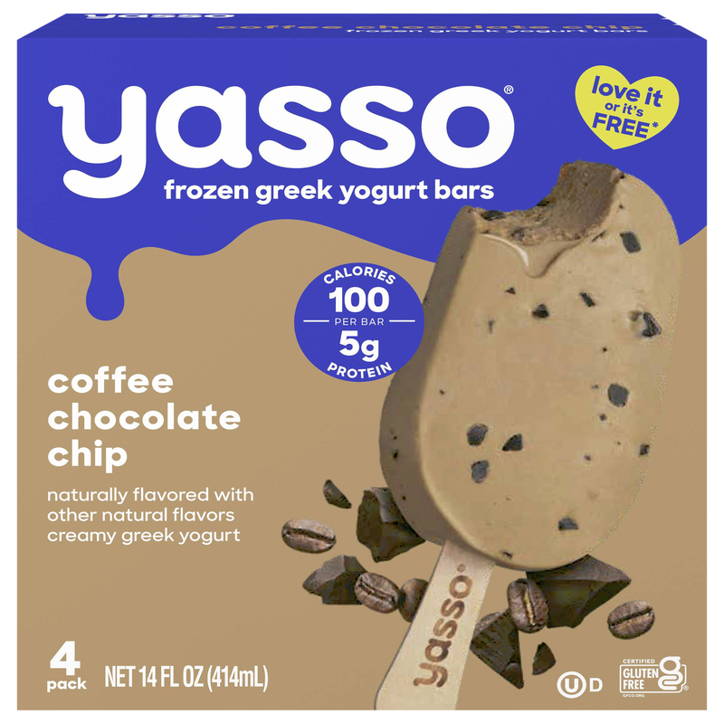 Yasso Frozen Greek Coffee Chocolate Chip Yogurt Bars | Giant Eagle