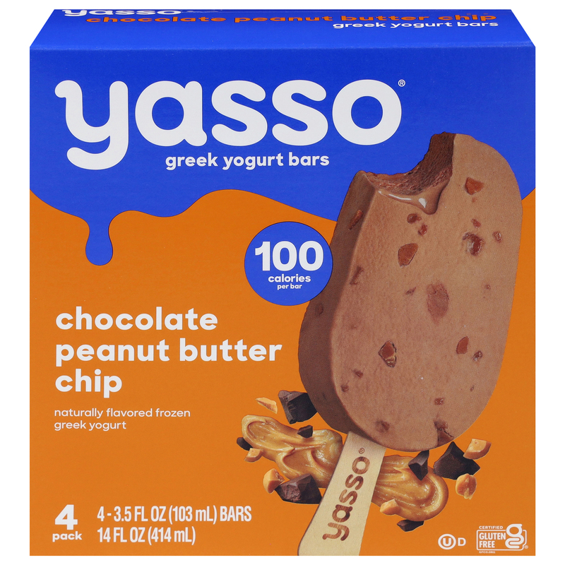 Yasso Chocolate Peanut Butter Chip Greek Yogurt Bars | Giant Eagle