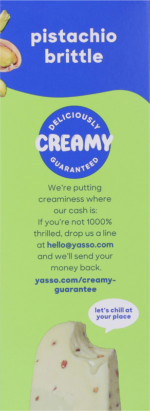 Yasso Greek Pistachio Brittle Yogurt Bars | Giant Eagle | Because