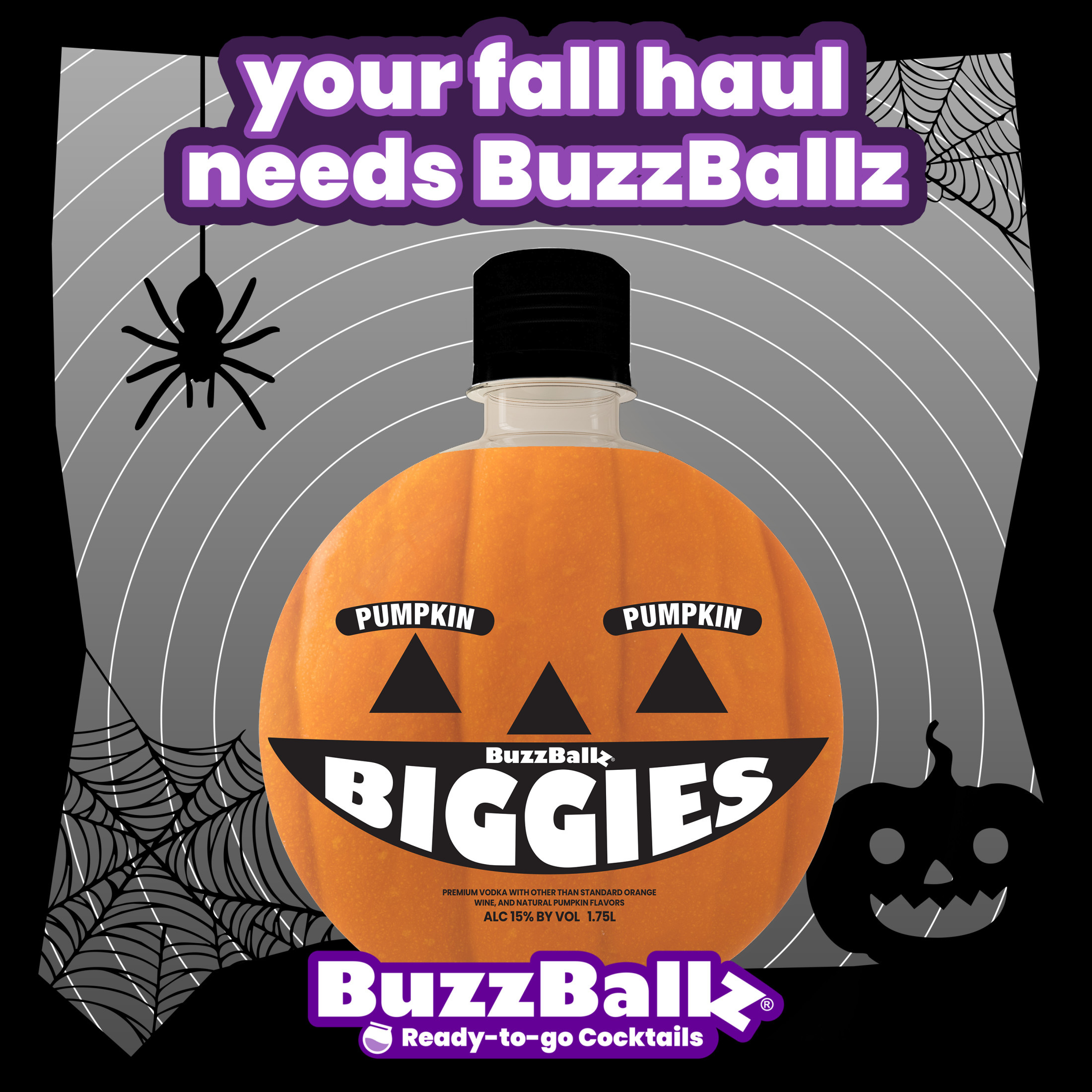BuzzBallz Pumpkin Cocktail 1.75l 30 Proof | Giant Eagle | Because
