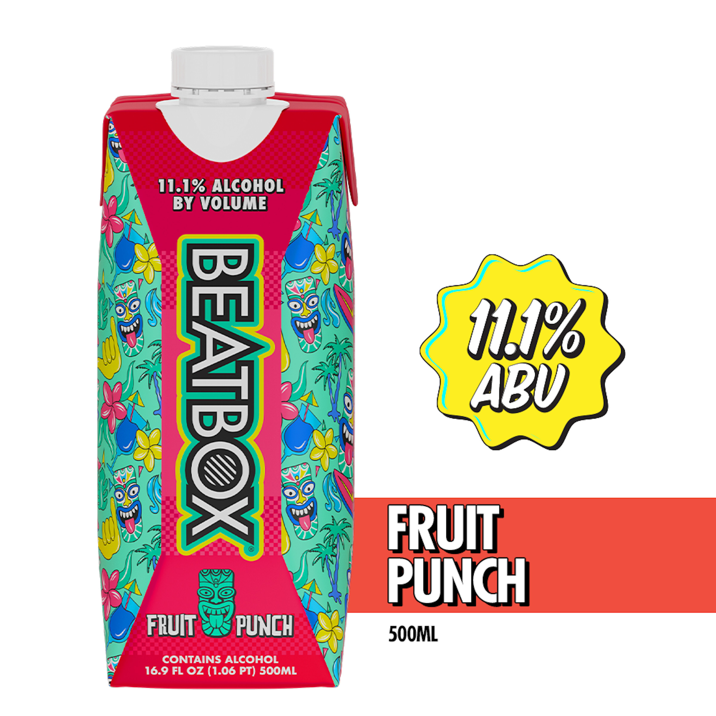 BeatBox Pink Lemonade Wine Cocktail, 11.1% ABV, 500 mL Tetra Pak