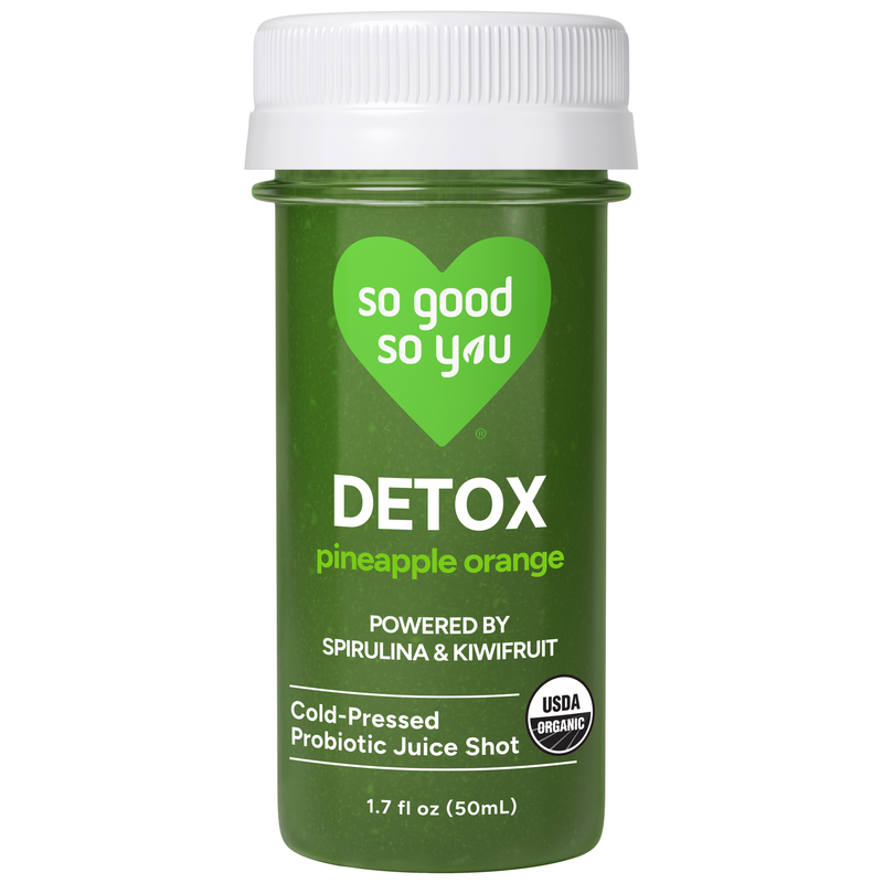 So Good So You Probiotic Juice Shot, Pineapple Orange, Detox