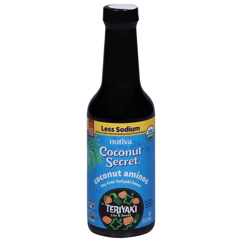 Coconut Secret Teriyaki Sauce, Less Sodium, Soy-Free | Giant Eagle