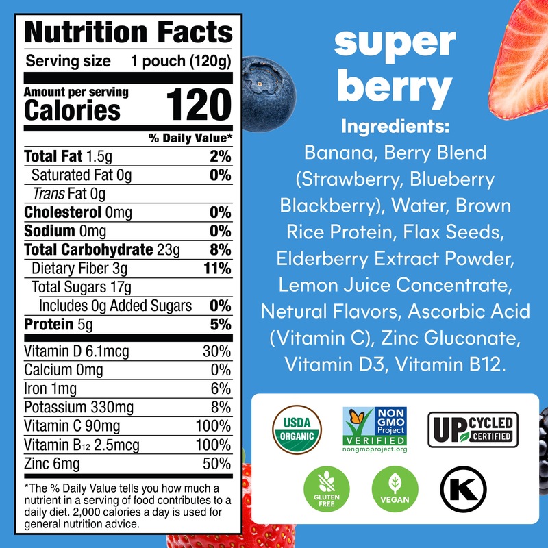 Noka Superfood Smoothie, Super Berry 4pack | Giant Eagle | Because