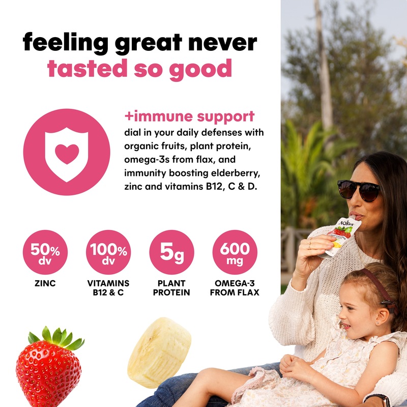 Noka Superfood Smoothies, Strawberry Banana 4pack | Giant Eagle