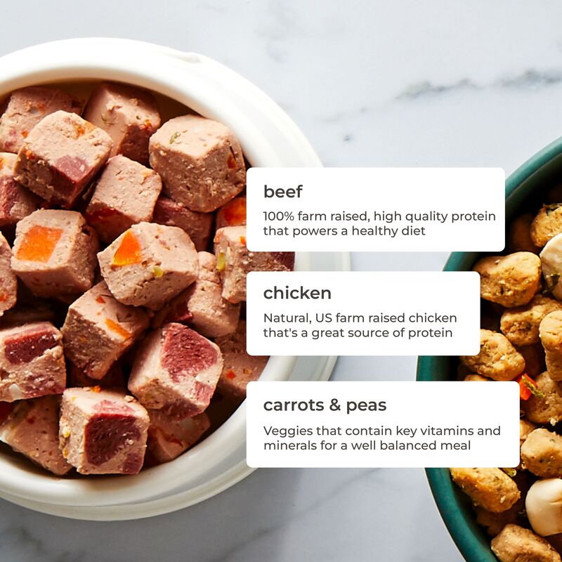 Freshpet Dog Food, Chunky Beef Recipe, Slice Serve Roll Giant