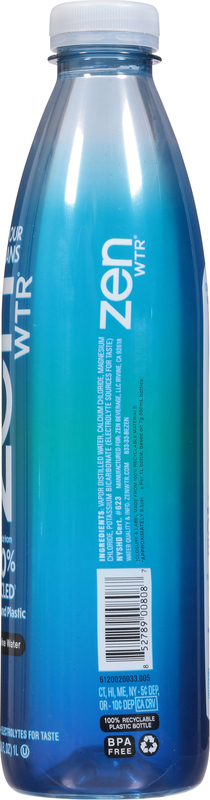 Zen Wtr Alkaline Water, 9.5 pH, Vapor Distilled | Giant Eagle