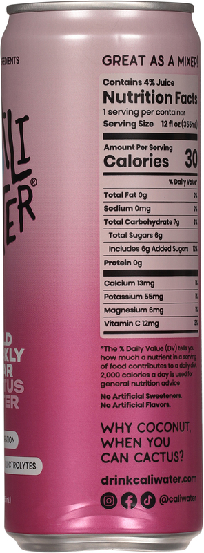 Caliwater Wild Prickly Pear Cactus Water | Giant Eagle | Because It Matters  | Grocery Store & Pharmacy