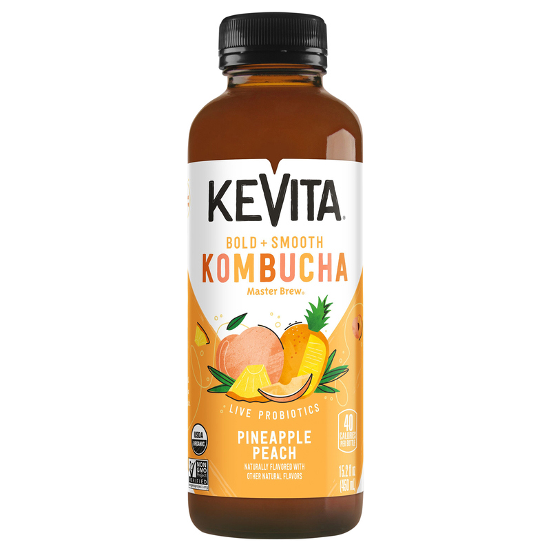 KeVita Kombucha, Pineapple Peach | Giant Eagle | Because It