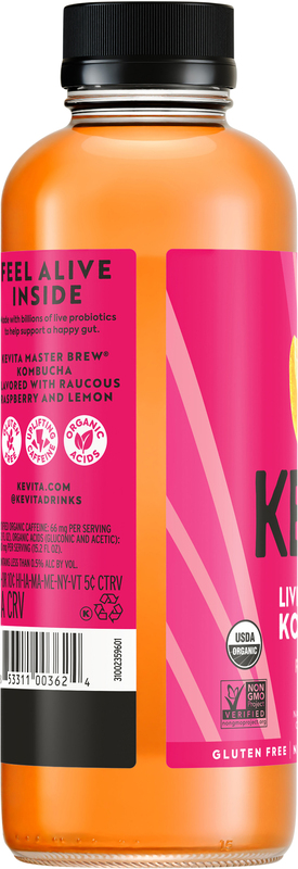 KeVita Raspberry Lemon Kombucha | Giant Eagle | Because It Matters