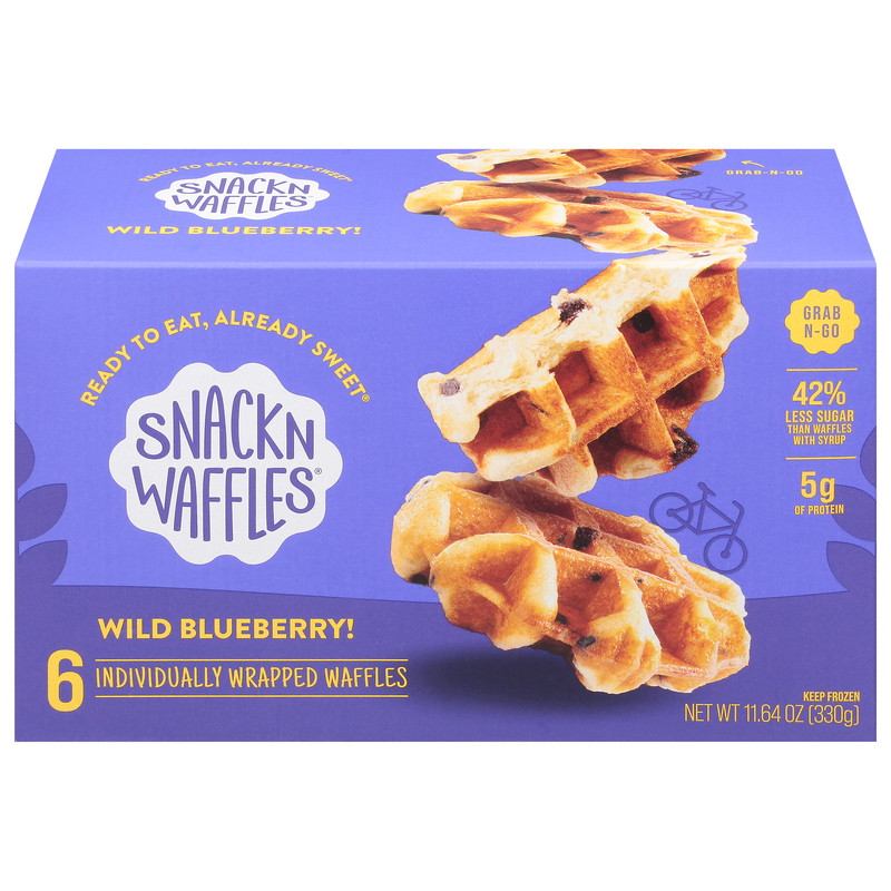 Snackn Waffles Waffles, Wild Blueberry, Grab N-Go | Giant Eagle