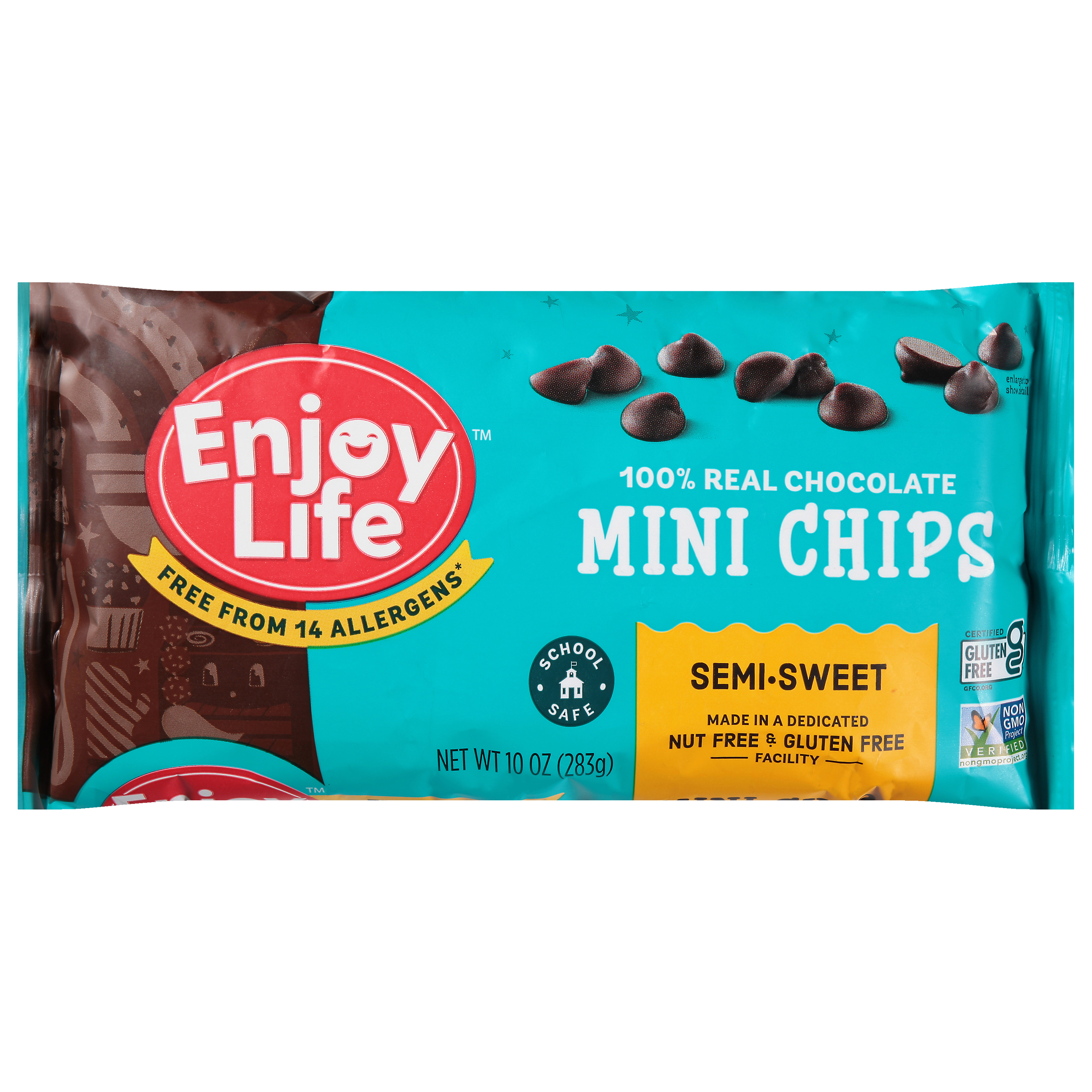 Enjoy Life Baking Chocolate Semi-Sweet Mini Chocolate Chips, 10 oz