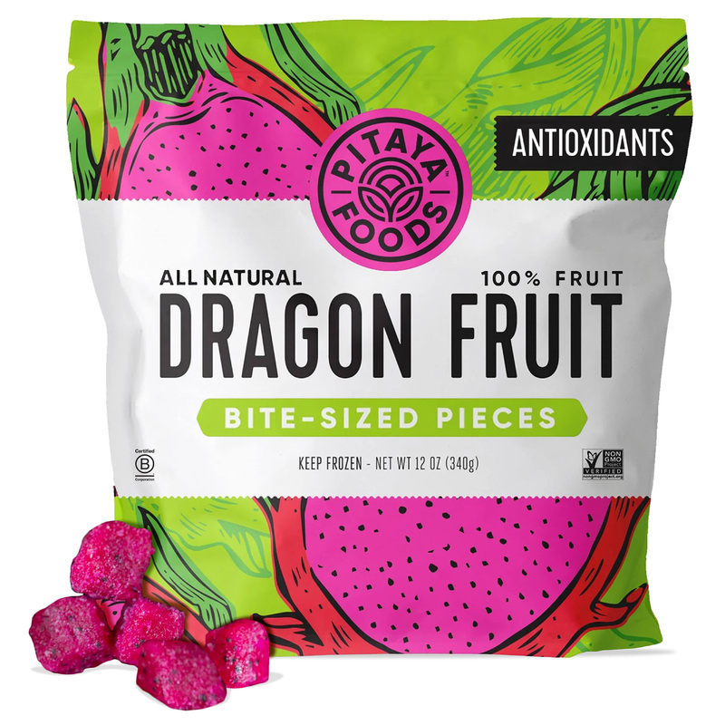 Pitaya Foods Dragon Fruit, Organic, Snack-Sized Pieces | Giant