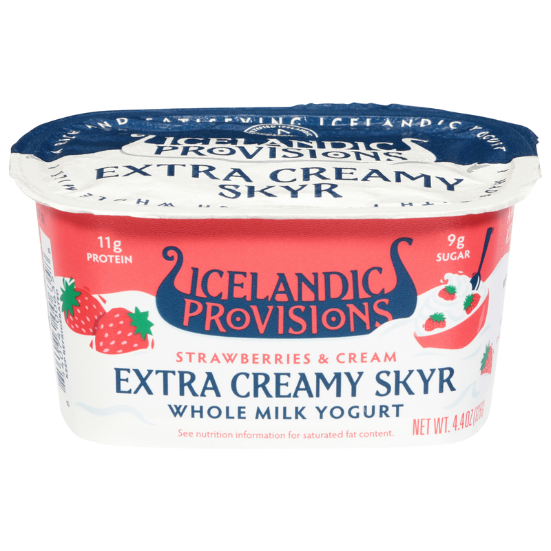 Icelandic Provisions Extra Creamy Strawberries & Cream Skyr