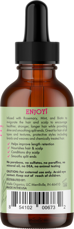 Mielle Rosemary Mint Scalp & Hair Strengthening Oil - 2 fl. oz
