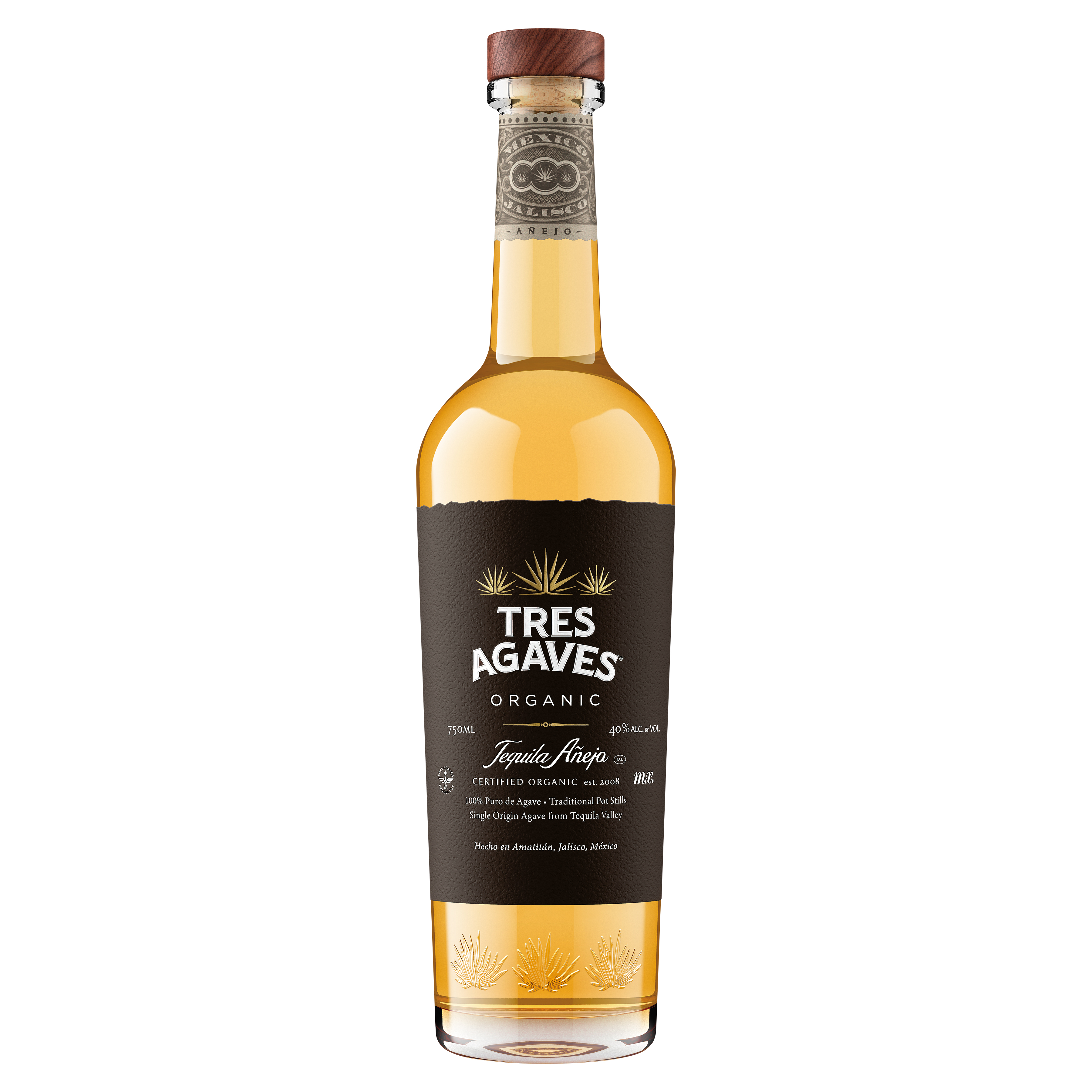 Tres Agaves Organic Anejo Tequila, 750mL Bottle | Giant Eagle