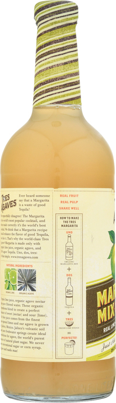 Tres Agaves Organic Lime Margarita Mix, 1 Liter Bottle | Giant Eagle |  Because It Matters | Grocery Store & Pharmacy