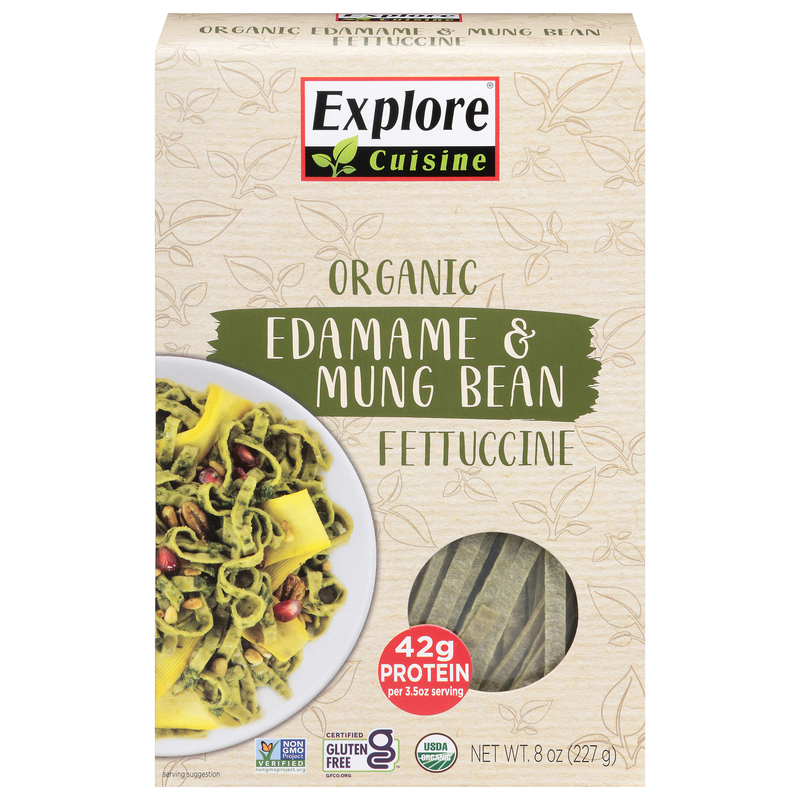 Explore Cuisine Fettuccine, Organic, Edamame & Mung Bean | Giant