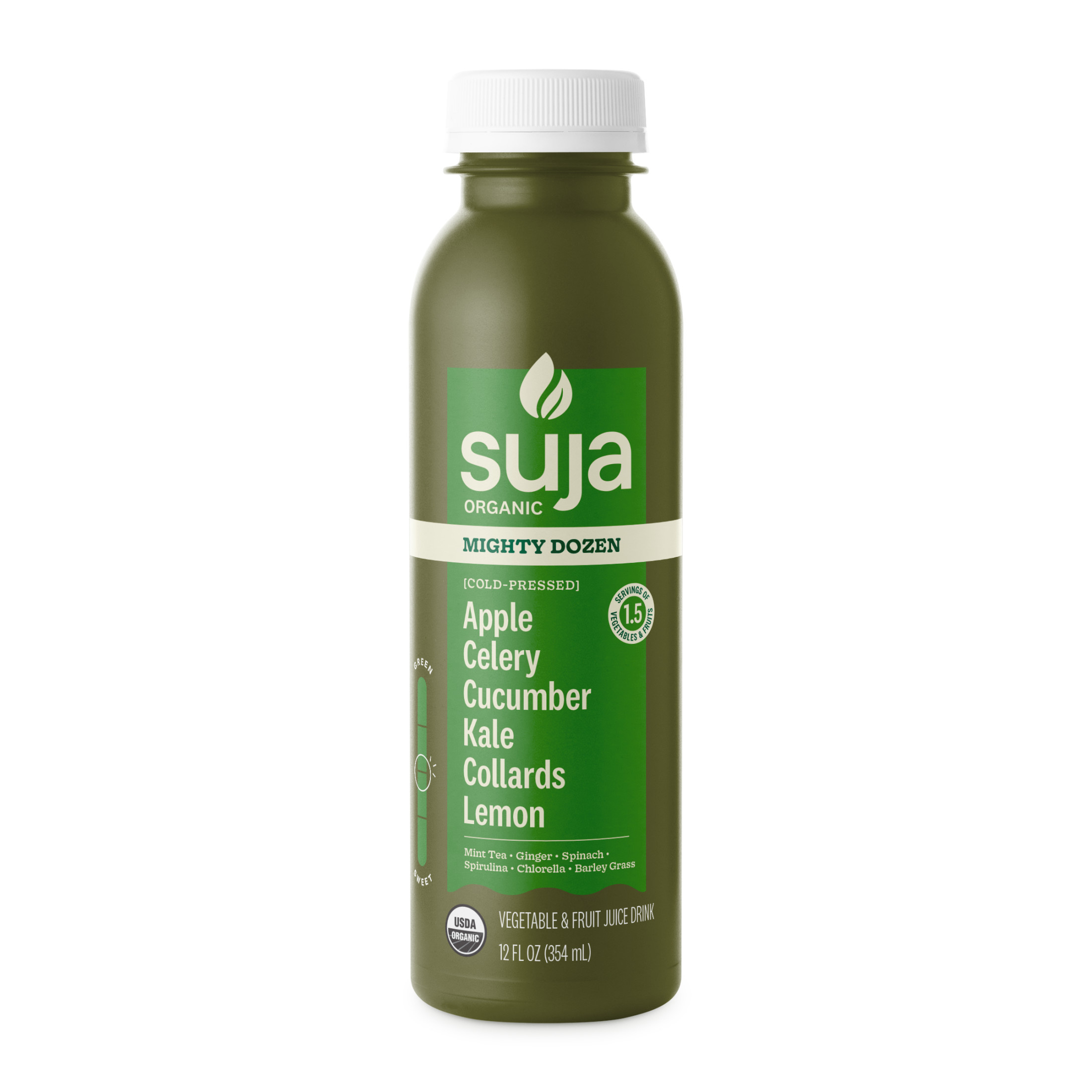 Suja Organic Celery Cold Pressed Juice Drink, 46 fl oz Bottle