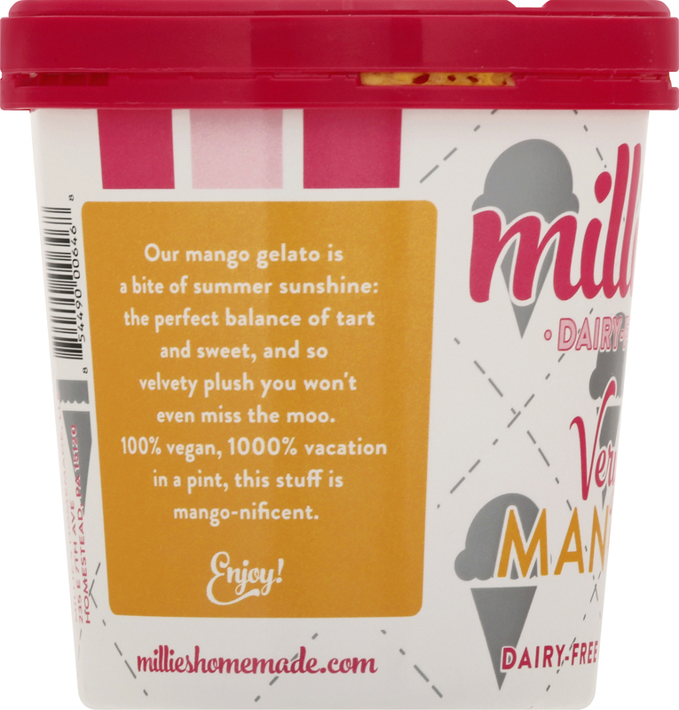 Millie's Gelato, Dairy-Free, Very Mango | Giant Eagle | Because It