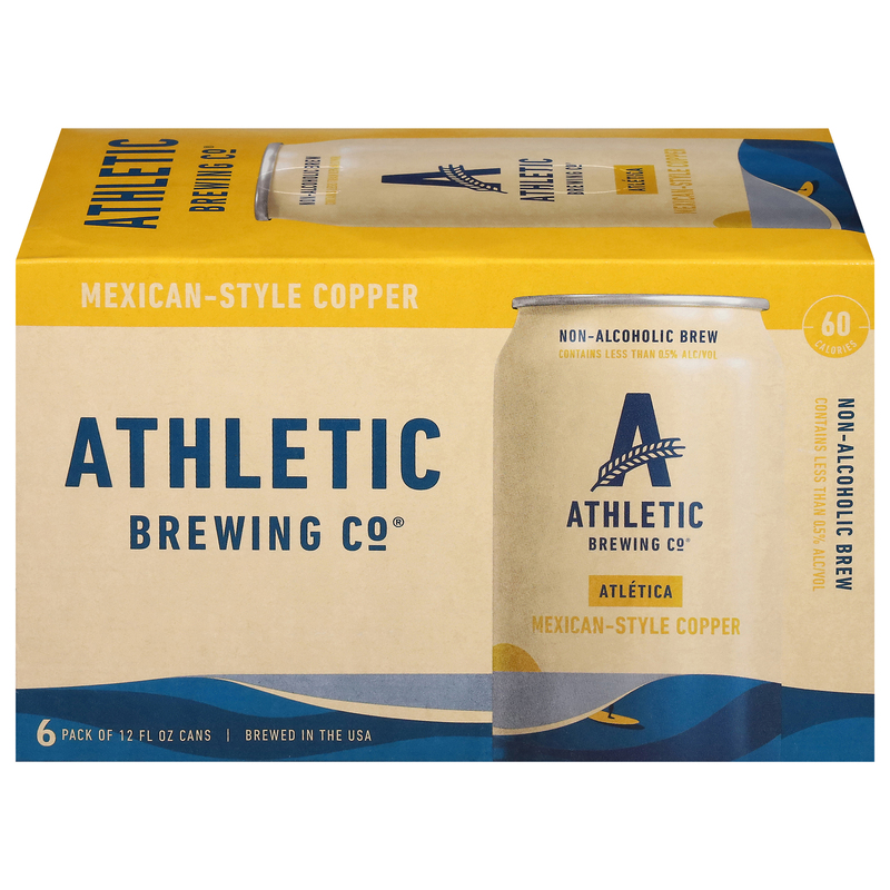 Athletic Brewing Co Mexican-Style Copper Non-Alcoholic Brew