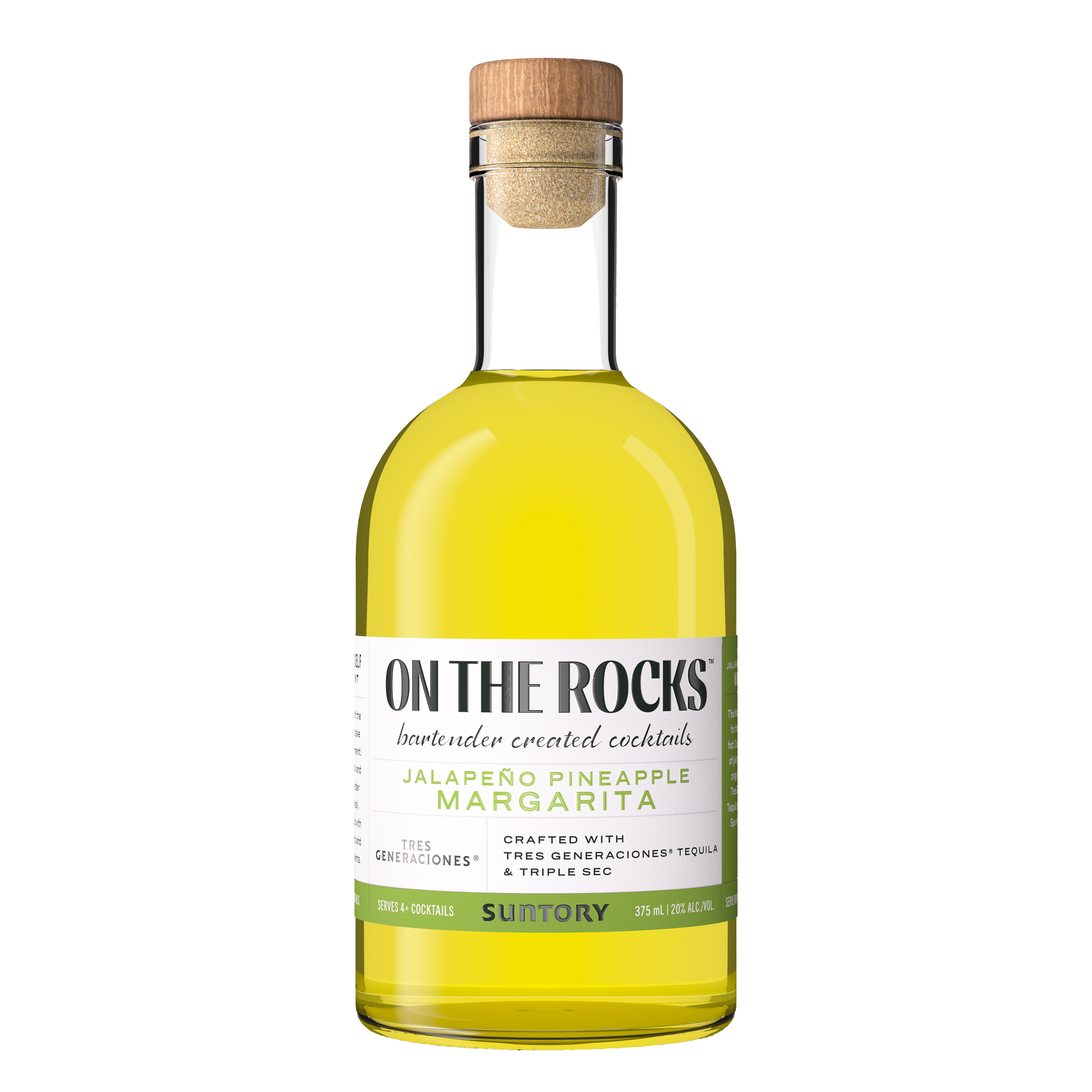 On The Rocks Tres Generaciones Jalapeno Pineapple Margarita Ready