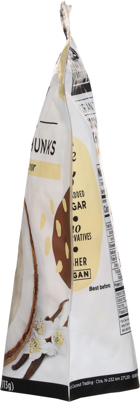 Genuine Coconut Coconut Chunks, Organic, Natural Vanilla Flavor