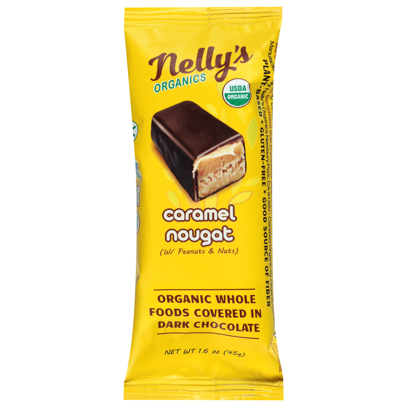 Nelly's Organics Caramel Nougat with Peanuts & Nuts | Giant Eagle