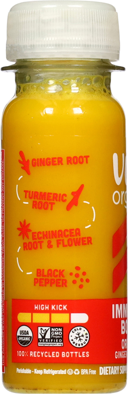 Vive Organic Shot, Immunity Boost, Ginger Turmeric, 2oz Giant