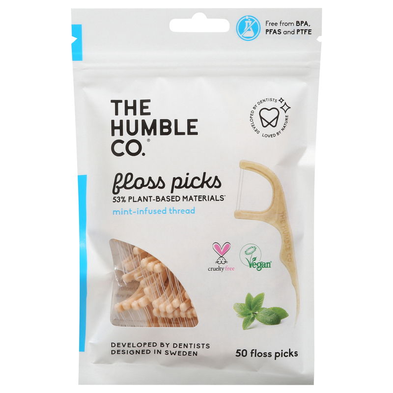 The Humble Co. Floss Picks, Mint Infused Thread | Giant Eagle