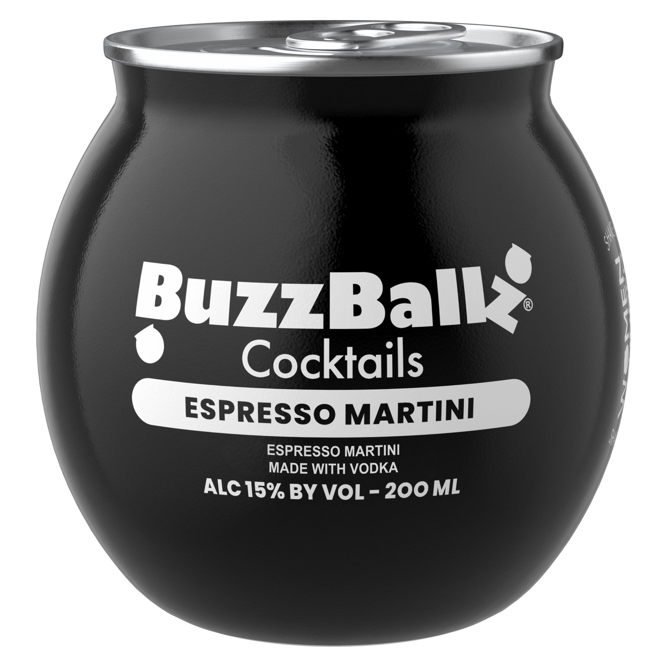 BuzzBallz Espresso Martini Cocktail, 200ml, 30 Proof (15% ABV