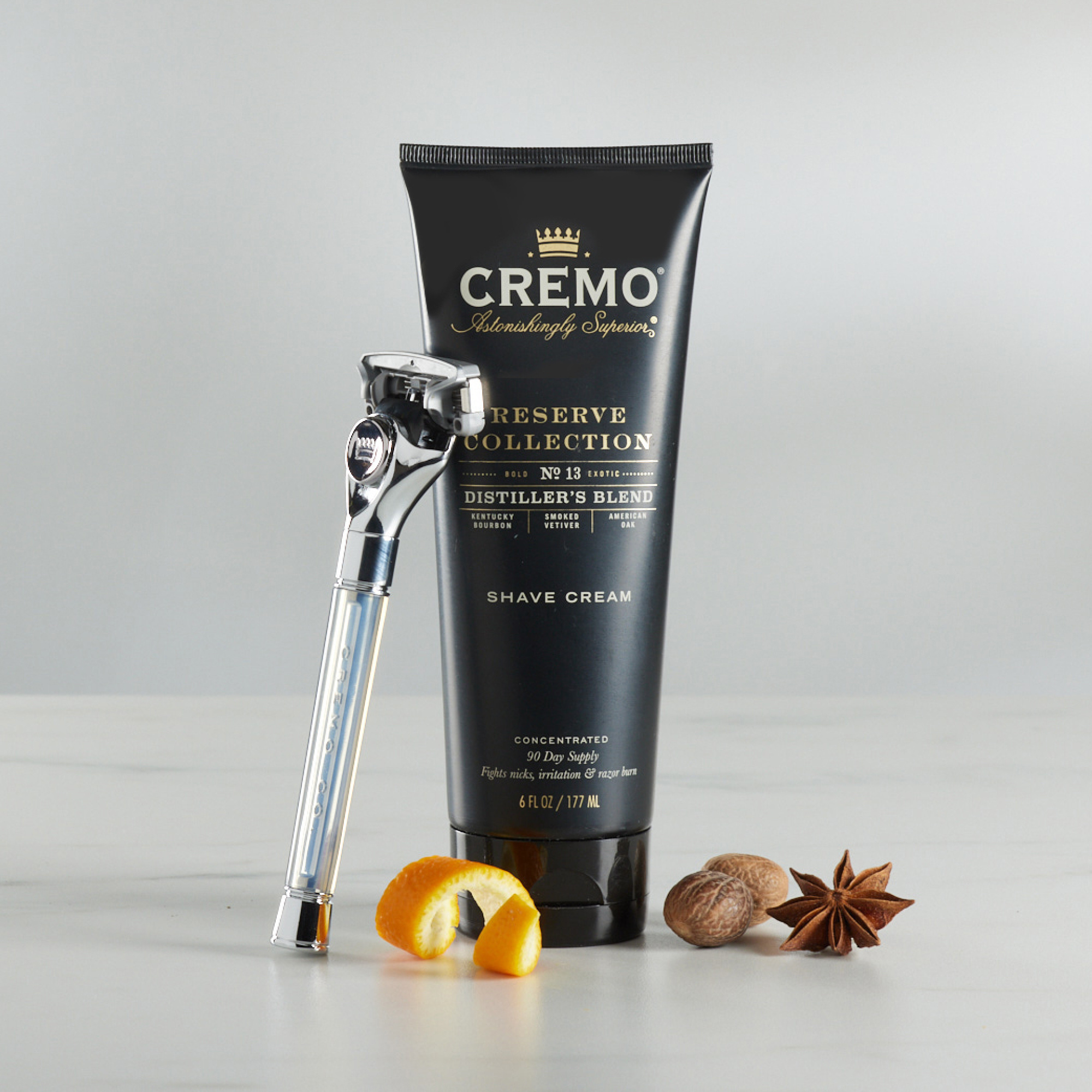 Cremo Distiller's Blend Reserve Collection Shave Cream, 6 Fl Oz