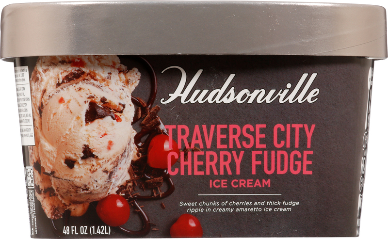 Hudsonville Ice Cream, Traverse City Cherry Fudge | Giant Eagle