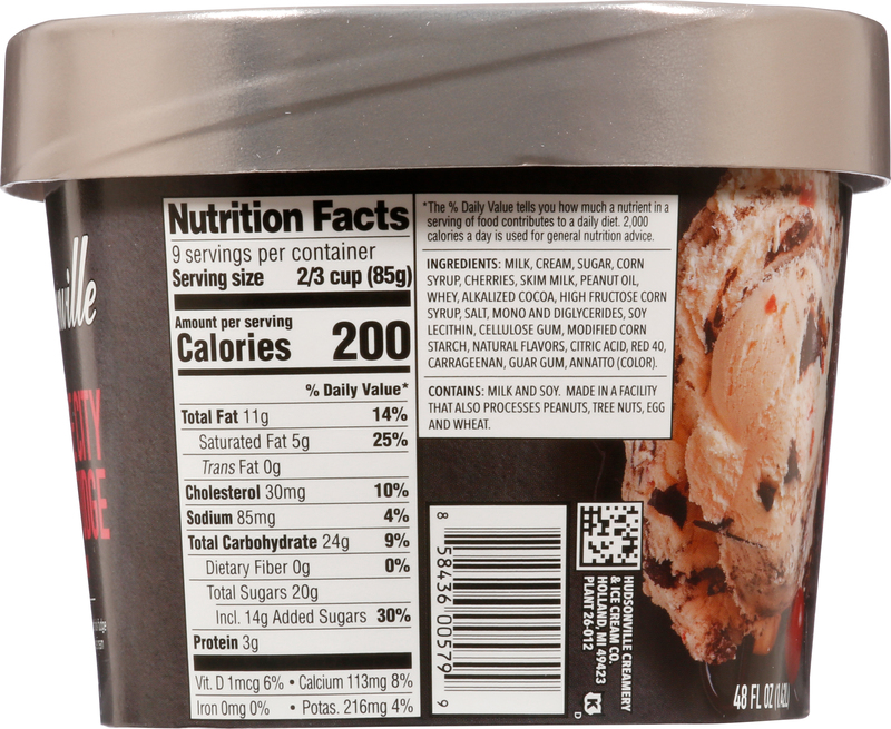 Hudsonville Ice Cream, Traverse City Cherry Fudge | Giant Eagle