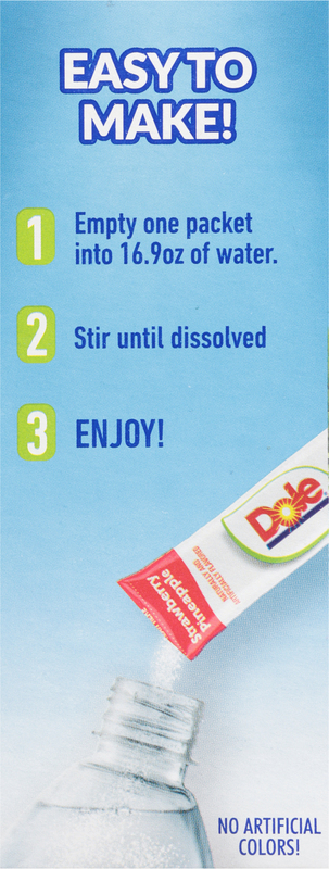 Dole Zero Sugar Tropicals Strawberry Pineapple/Peach Mango/Orange