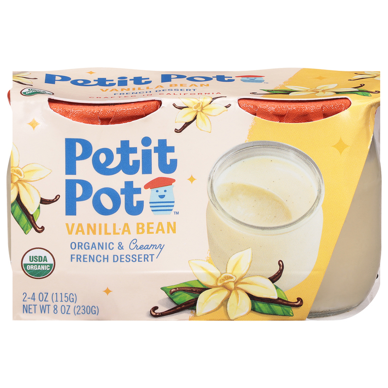 Petit Pot French Dessert, Organic & Creamy, Vanilla Bean | Giant