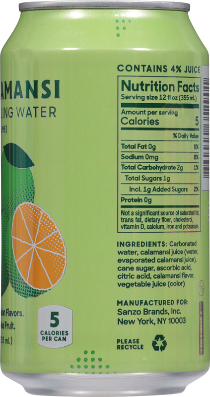 Sanzo Calamansi Sparkling Water | Giant Eagle | Because It Matters