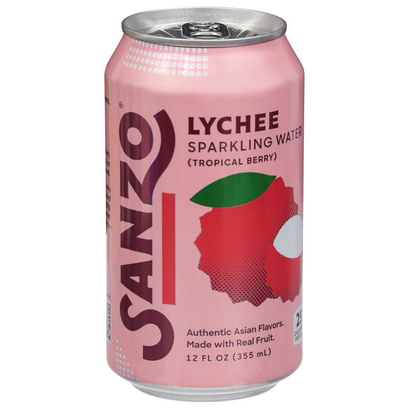 Sanzo Tropical Berry Lychee Sparkling Water | Giant Eagle