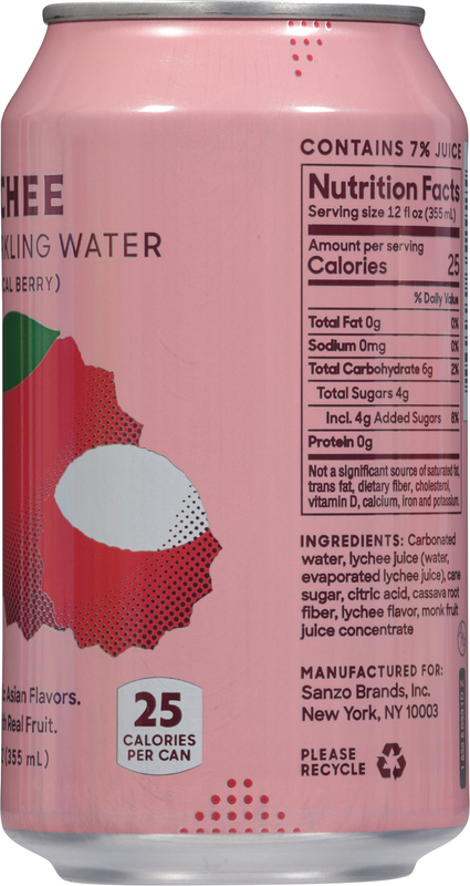 Sanzo Tropical Berry Lychee Sparkling Water | Giant Eagle