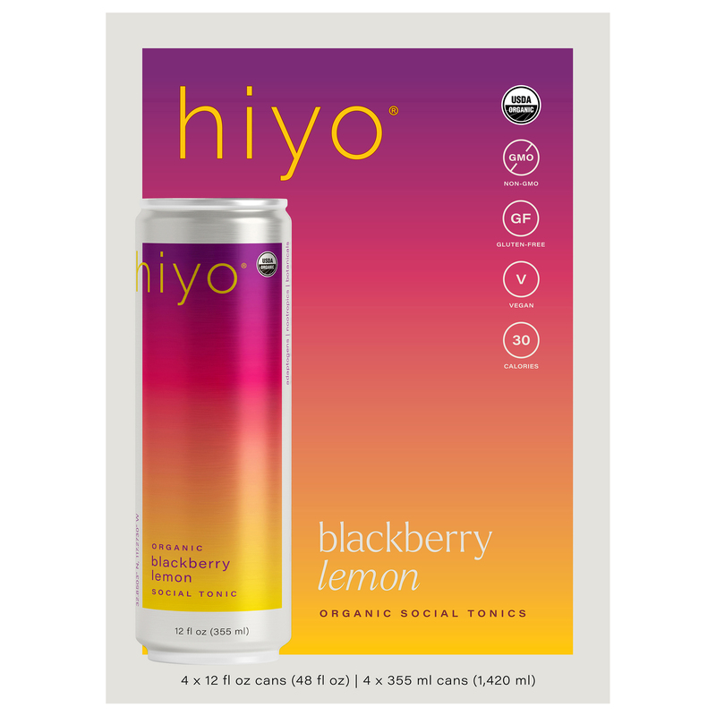 Hiyo Organic Blackberry Lemon Social Tonic | Giant Eagle | Because