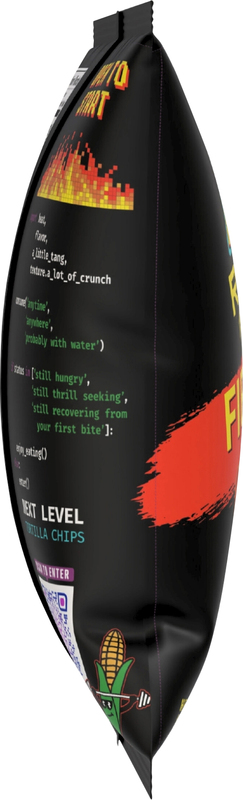 Zack's Mighty Rolled Fiery Nacho Flavored Tortilla Chips | Giant