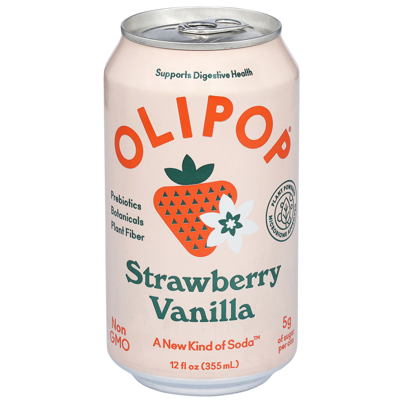 Olipop Strawberry Vanilla Soda | Giant Eagle | Because It Matters