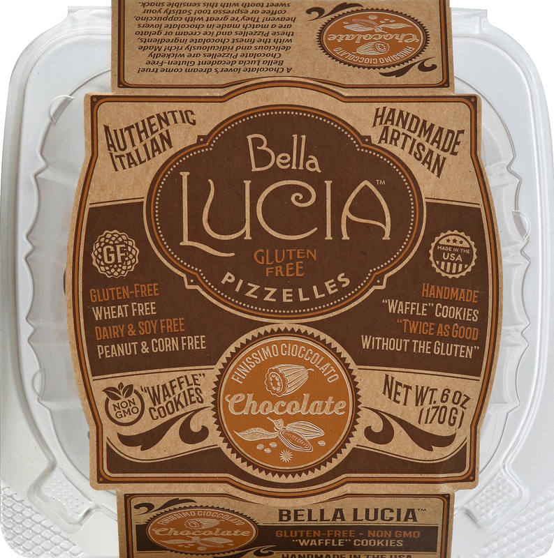 Bella Lucia Pizzelles, Gluten Free, Chocolate | Giant Eagle