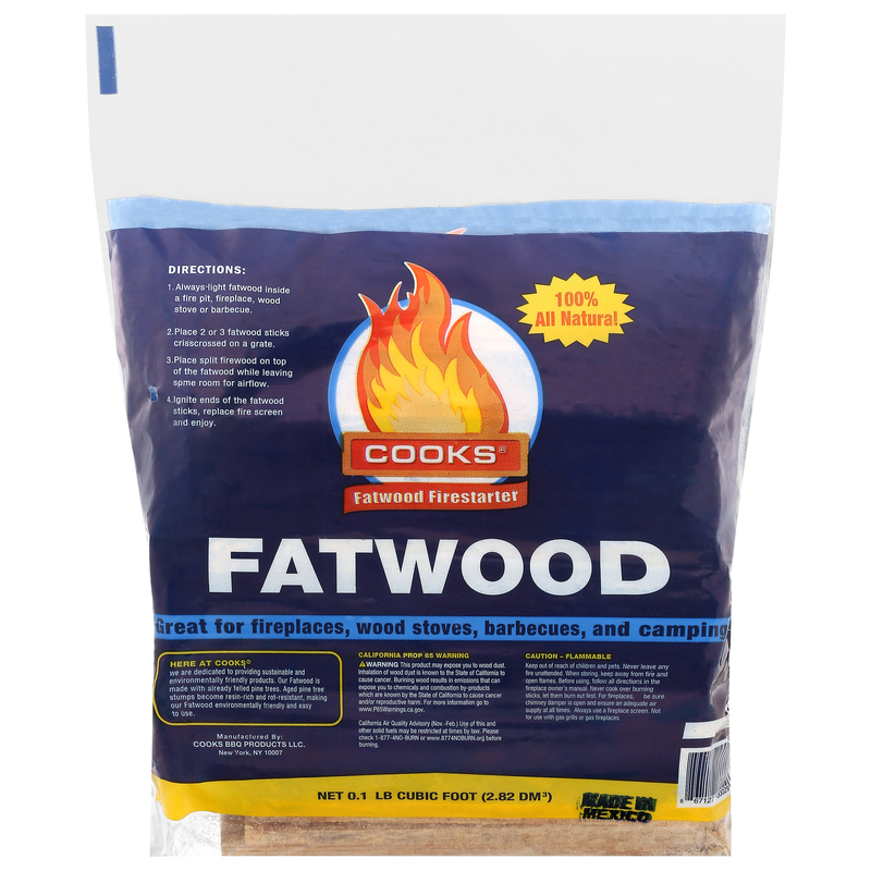 Cooks Fatwood Firestarter | Giant Eagle | Because It Matters