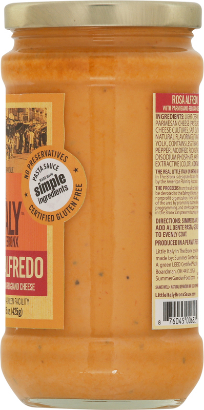 Little Italy in the Bronx Pasta Sauce, Rosa Alfredo | Giant Eagle