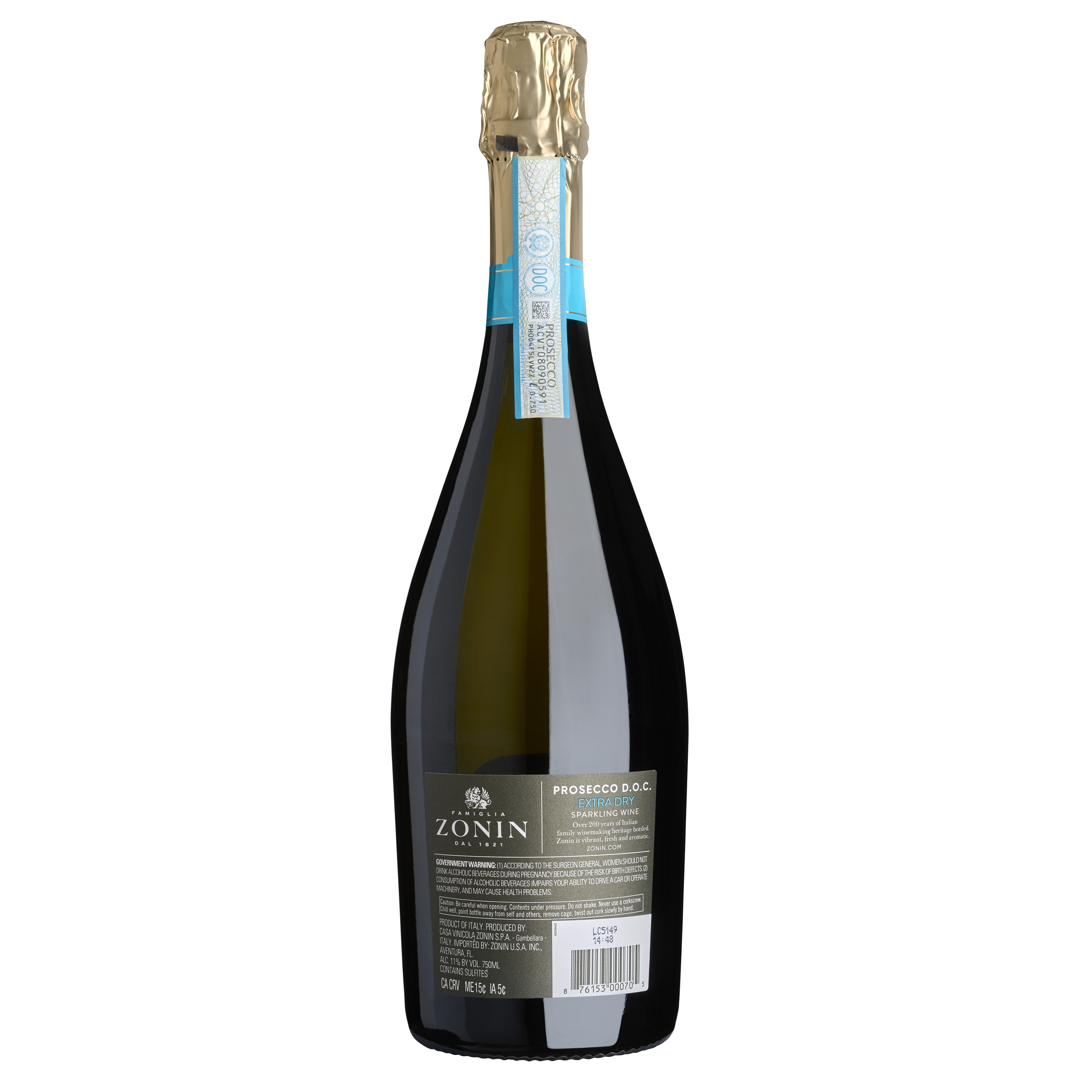 Zonin Prosecco DOC 1821 2024 750ml | Giant Eagle | Because It