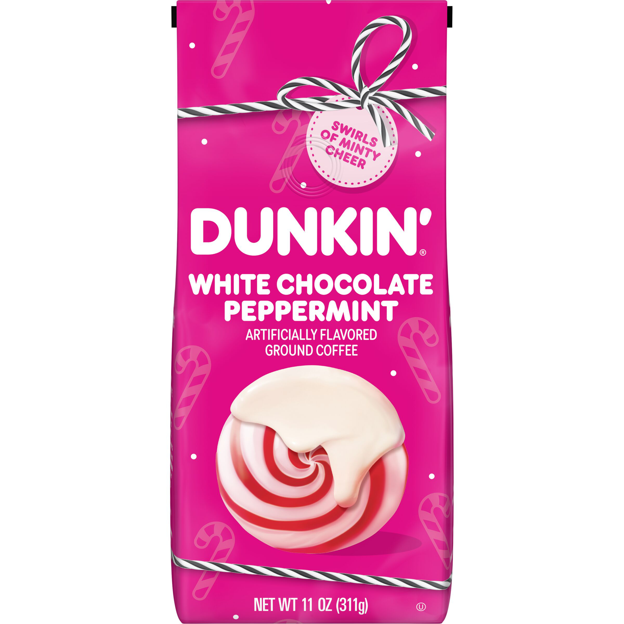 Dunkin' White Chocolate Peppermint Artificially Flavored Ground