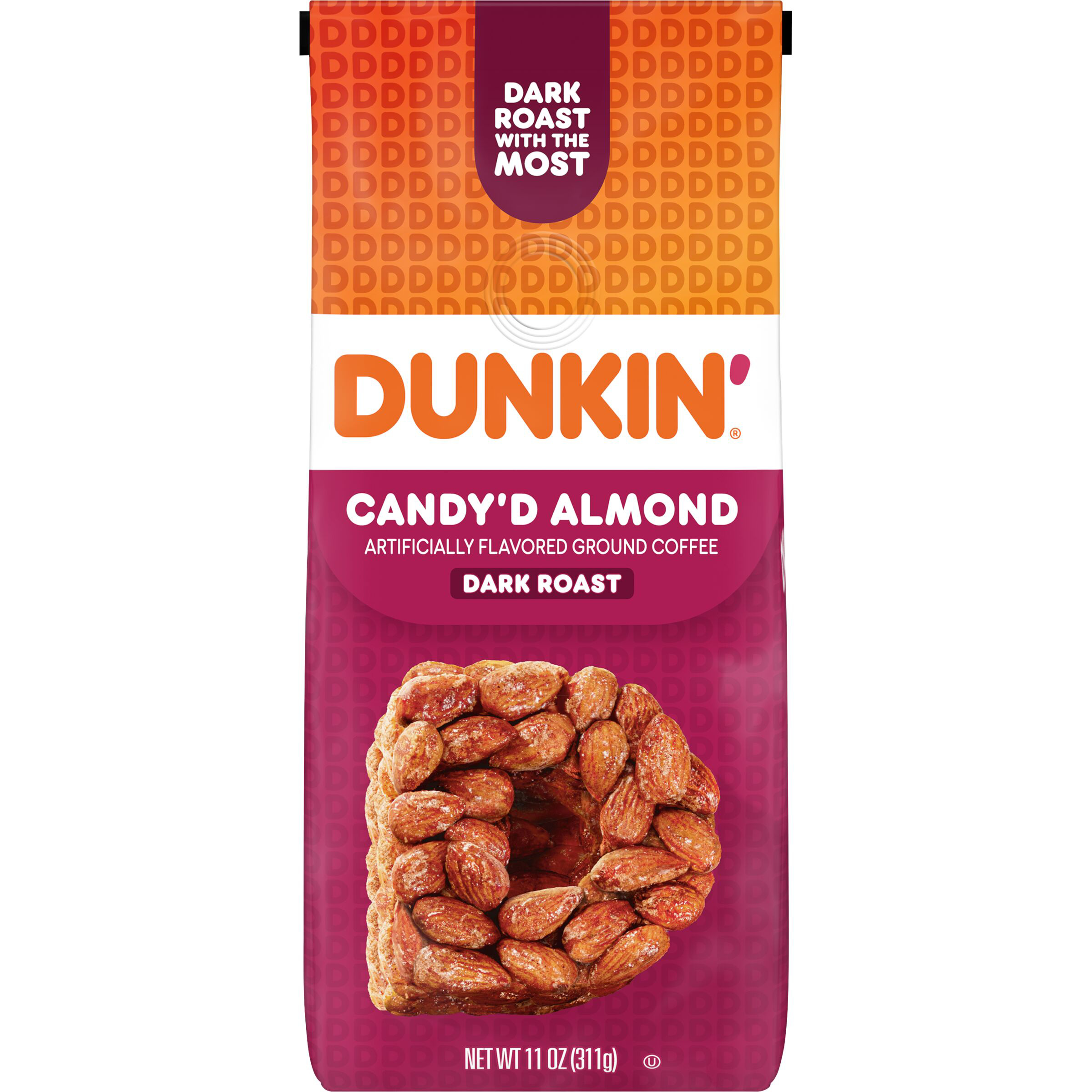 Dunkin′ Candy'D Almond Flavored Ground Coffee, 11 Oz. Bag | Giant